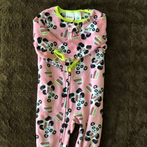 Foot in onesie